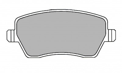 Grantex - DISC BRAKE PAD PAS-743 for MERCEDES BENZ trucks